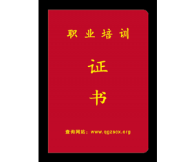 职业培训证书